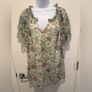 Astrologie XL Floral Blouse